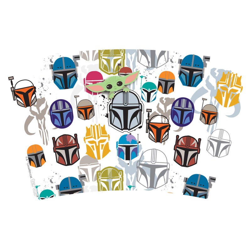 Tervis Star Wars - Mandalorian - Peekaboo Made in USA Double Walled Insulated Tumbler Travel Cup Keeps Drinks Cold & Hot, 16oz, Classic - Image 2